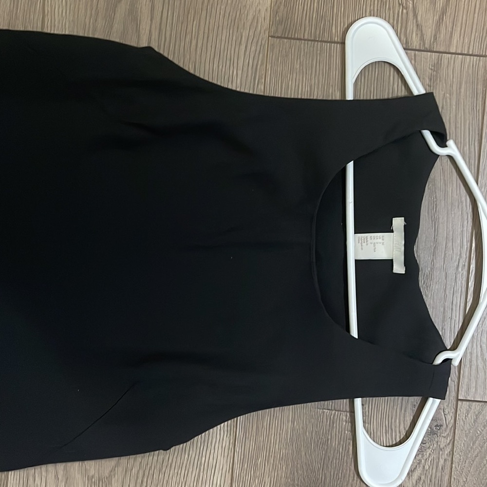 H & M Women's Sleeveless Black Dress Size 2 - Picture 3 of 7